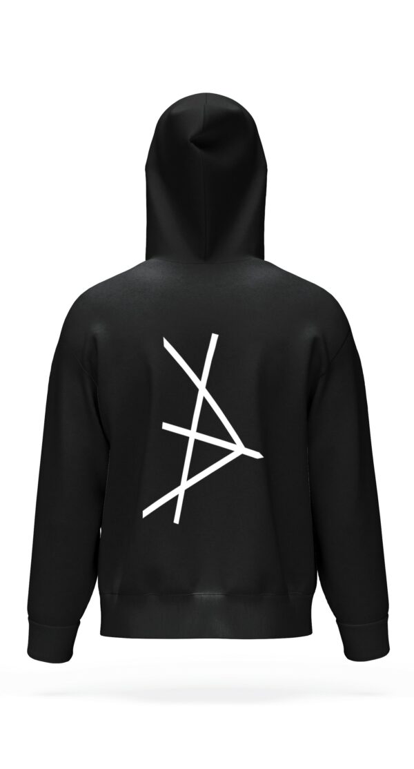 Sweat à capuche double flocage