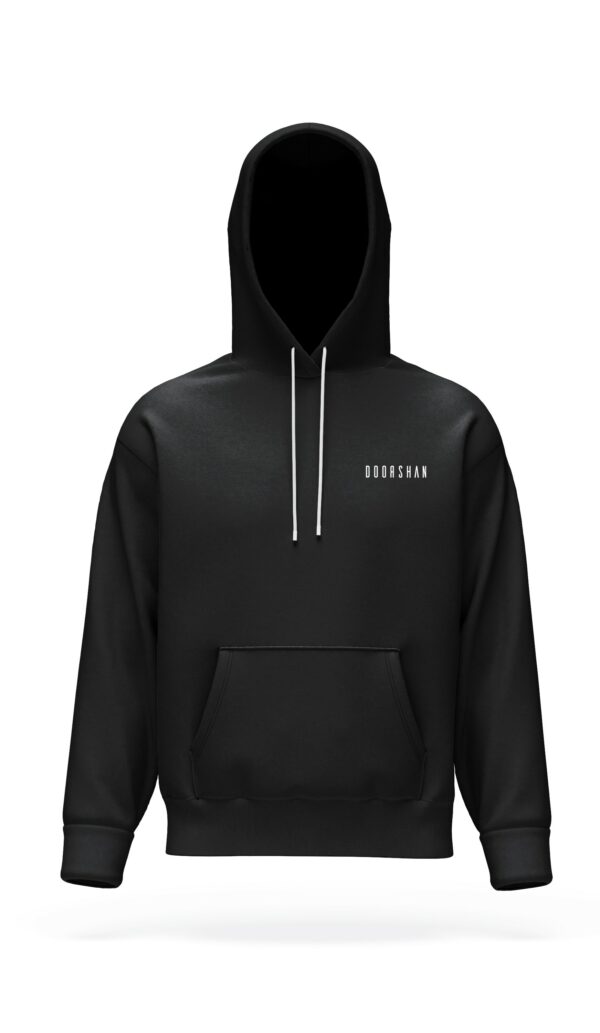 Sweat à capuche double flocage